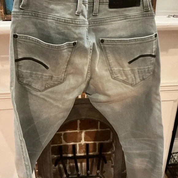 G-Star Raw Skinny Jeans in Charcoal
